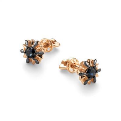 Серьги 585, САПФИР