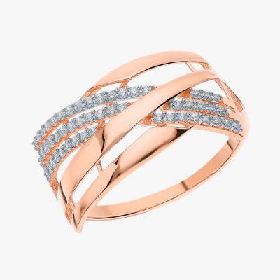 Кольцо 585, Фианит