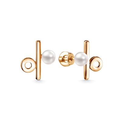 Пусеты 585, ЖЕМЧУГ