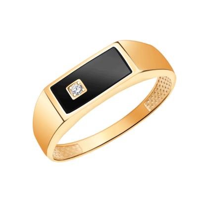 Кольцо 585, Фианит