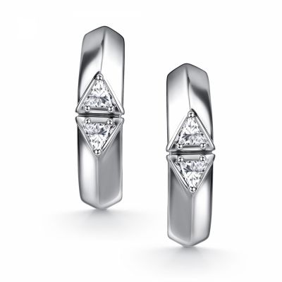 Серьги 925, Фианит