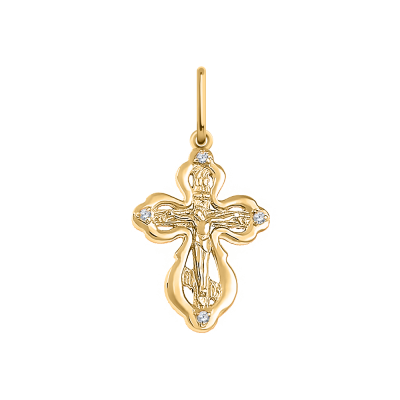 Крест 925, Фианит