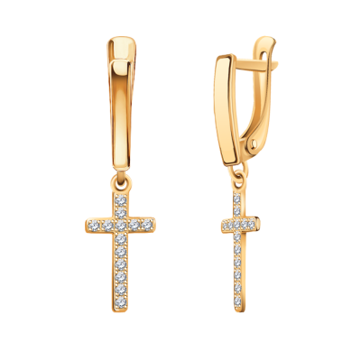 Серьги 925, Фианит