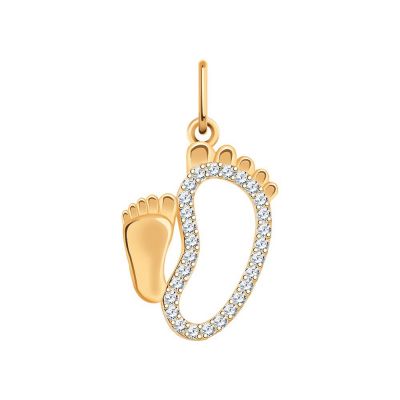 Подвеска 585, Фианит